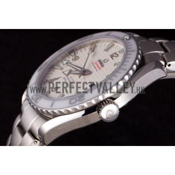 Swiss Omega James Bond Skyfall White  Dial and White Bezel som76 621409