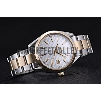 Omega Seamaster White Dial Two Tone  622167