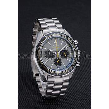 Omega Speedmaster White Grey Stainless Steel Strap  622051