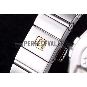 Omega Constellation Grey Dial Stainless Steel Band  621458