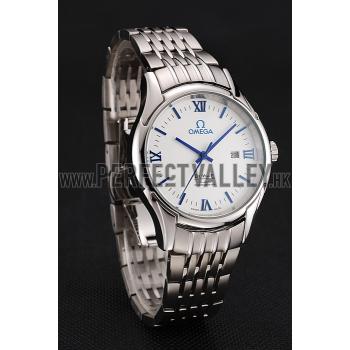 Omega De Ville White Dial Stainless Steel Case And Bracelet 1453789