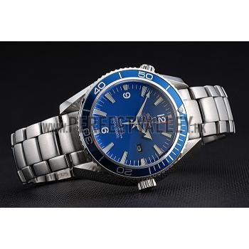 Omega Seamaster Planet Ocean Blue Dial Stainless Steel Bracelet  622537 Replica