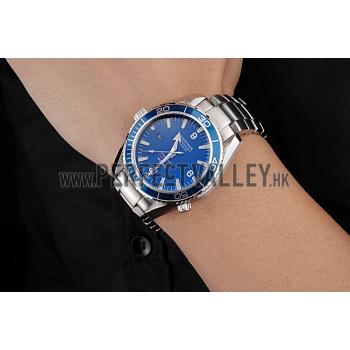 Omega Seamaster Planet Ocean Blue Dial Stainless Steel Bracelet  622537 Replica