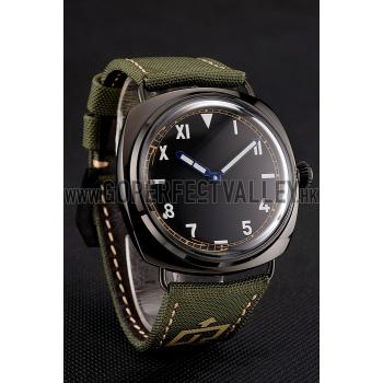 Panerai Radiomir California 3 Days Black Dial Green Bracelet 1454018