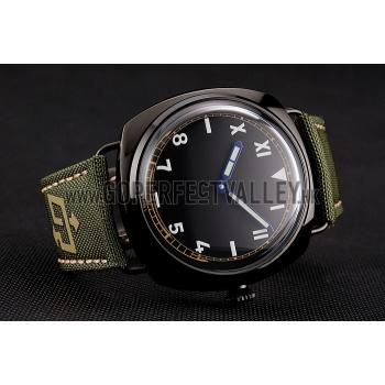 Panerai Radiomir California 3 Days Black Dial Green Bracelet 1454018