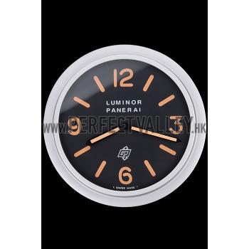 Panerai Luminor Marina Wall Clock Black-Orange  622472