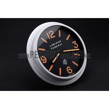 Panerai Luminor Marina Wall Clock Black-Orange  622472