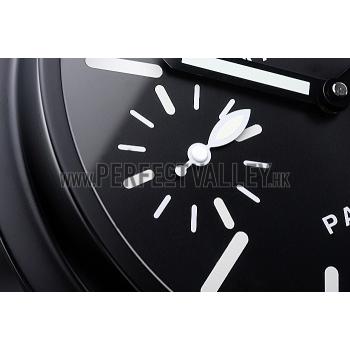 Replica Panerai Luminor Marina Wall Clock Black And White  622473