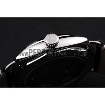 Panerai Radiomir Polished Stainless Steel Case Black Dial Black Leather Strap 98140