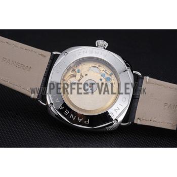 Panerai Radiomir Stainless Steel Bezel Black Leather Bracelet  622325