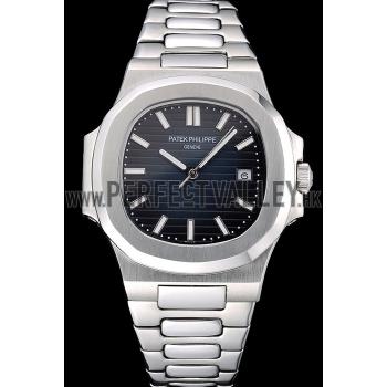 Patek Philippe Nautilus Blue Dial Stainless Steel Case   622720