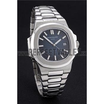 Patek Philippe Nautilus Blue Dial Stainless Steel Case   622720