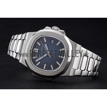 Patek Philippe Nautilus Blue Dial Stainless Steel Case   622720