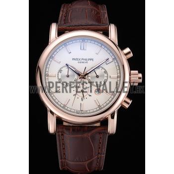 Patek Philippe Grand Complications Perpetual Calendar White Dial Silver Chronograph 622262