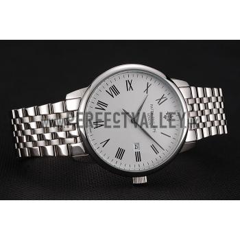 Patek Philippe Calatrava White Dial Stainless Steel Case And Bracelet 1453833