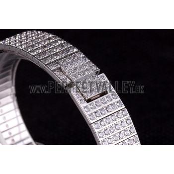 Piaget Swiss Limelight Diamonds Encrusted Stainless Steel Watch 80294