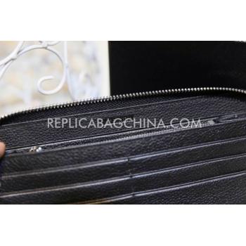 Prada Purse Wallet Calfskin Black HM00018