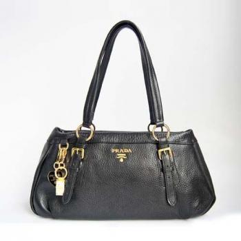 Prada  80040 Ladies 2way Black Handbag