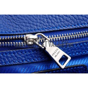 Prada  Satchel Blue And Python Handles 18926832 Replica