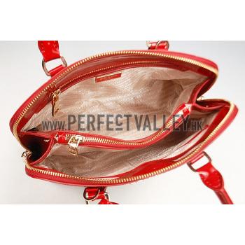 Cheap Prada Promenade Crocodile Leather Bag Red