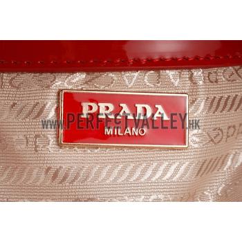 Cheap Prada Promenade Crocodile Leather Bag Red