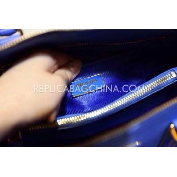 Cheap Prada Handbag Handbag Calfskin Blue