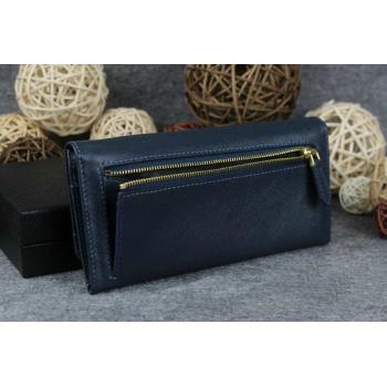 Prada  1M2383 Wallet Cow Leather Blue