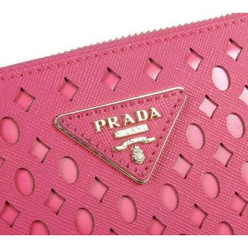 Cheap Prada  1140 Wallet Cow Leather Pink