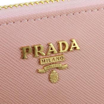 Prada  1137 Wallet Cow Leather Pink