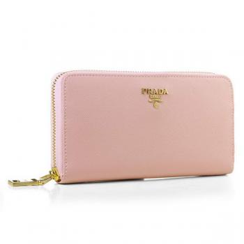 Prada  1137 Wallet Cow Leather Pink