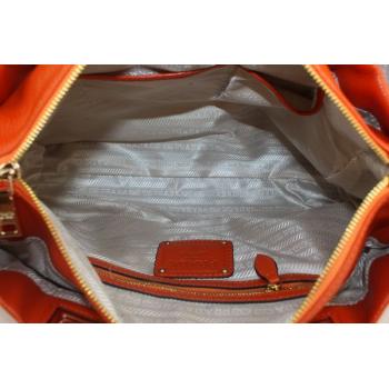 Replica Prada  80067 Ladies Cow Leather Orange Bag