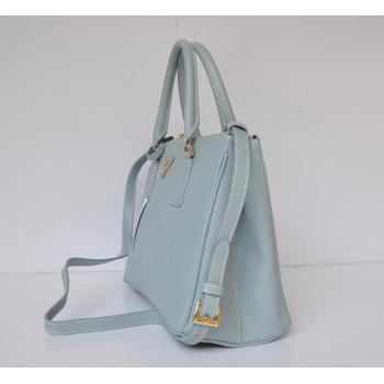 Prada  1801 Totes Cow Leather Blue Handbag