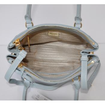 Prada  1801 Totes Cow Leather Blue Handbag