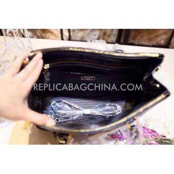 Prada Handbag Calfskin Black