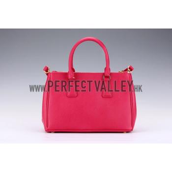 Prada Medium Saffiano Lux  Handle Fuchsia Replica