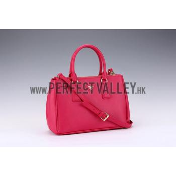 Prada Medium Saffiano Lux  Handle Fuchsia Replica