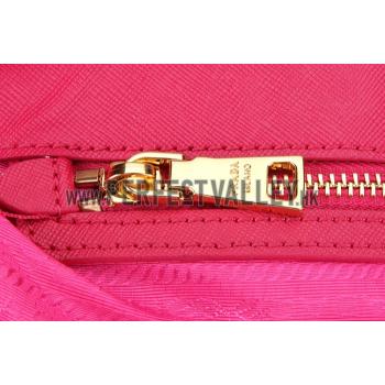 Prada Medium Saffiano Lux  Handle Fuchsia Replica