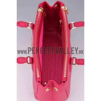 Prada Medium Saffiano Lux  Handle Fuchsia Replica