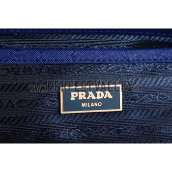 Prada Saffiano Small Leather Blue Bag Replica