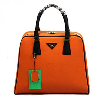 Prada  0808 Ladies Handbag Cow Leather