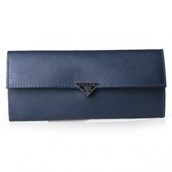 Cheap Prada  1M1146 Canvas Blue Bag