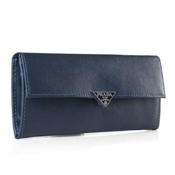 Cheap Prada  1M1146 Canvas Blue Bag