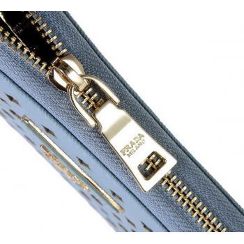 Replica Prada  1140 Ladies Wallet Blue