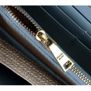 Replica Prada  1140 Ladies Wallet Blue