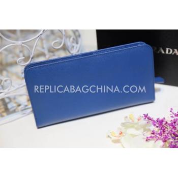 Prada Purse Calfskin Blue