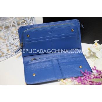 Prada Purse Calfskin Blue