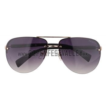 Cheap Prada Sporty Linea Rossa Logo Gold Frame Sunglasses 308215