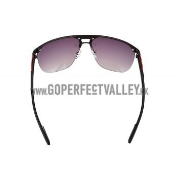 Replica Prada Sporty Square Black Frame Linea Rossa Logo Sunglasses 308309