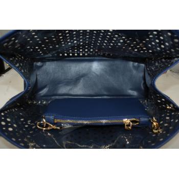 Prada  11037 Ladies Lambskin Blue