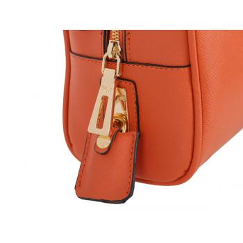 Cheap Prada  0758 Ladies Cow Leather Orange Handbag